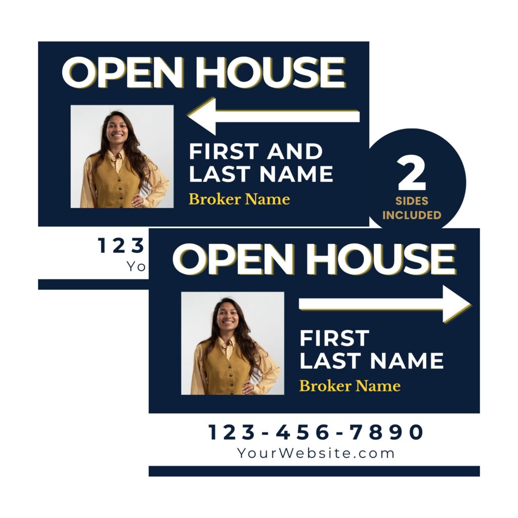 Open House Sign